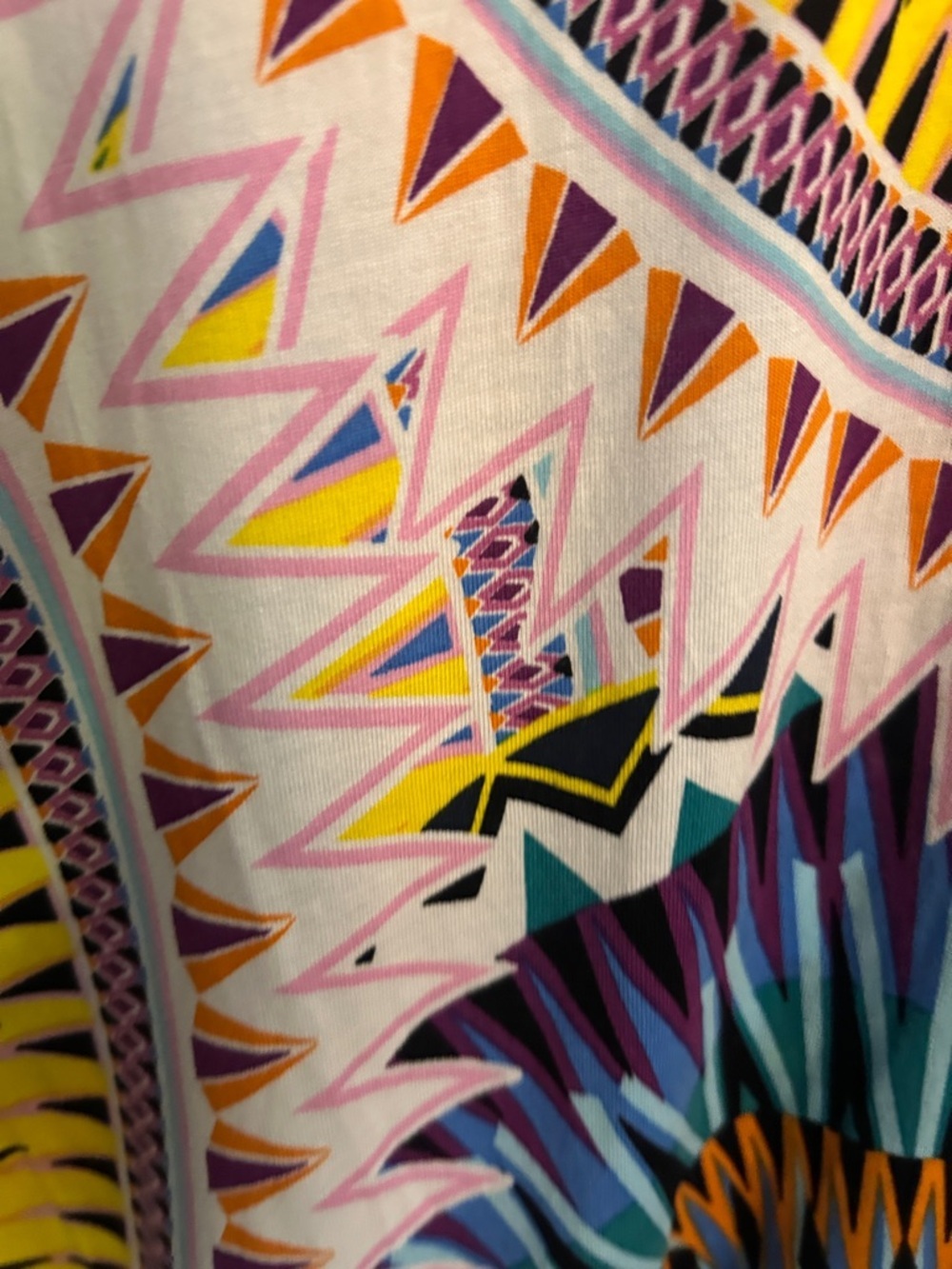 Lascana Vibrant Geometric Sunburst Shift Dress - Multicolor - Picture 6 of 6